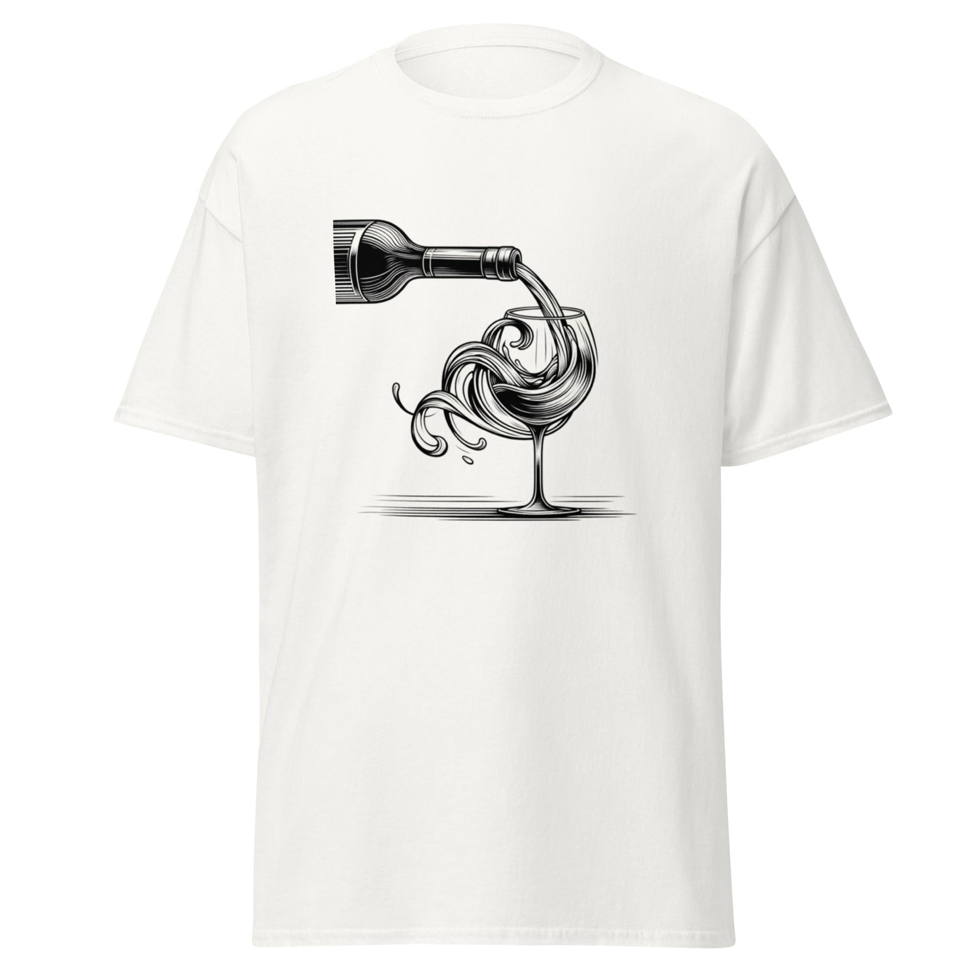 Liberty & Lead Apparel White / S Wine Time - Men's Classic Tee